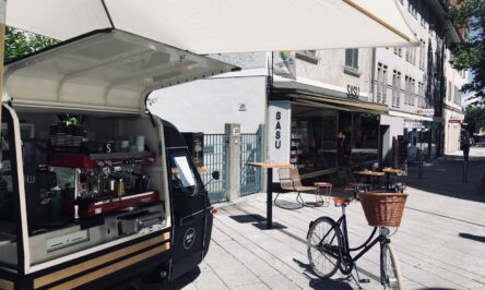 SASU Café mit Fahrrad